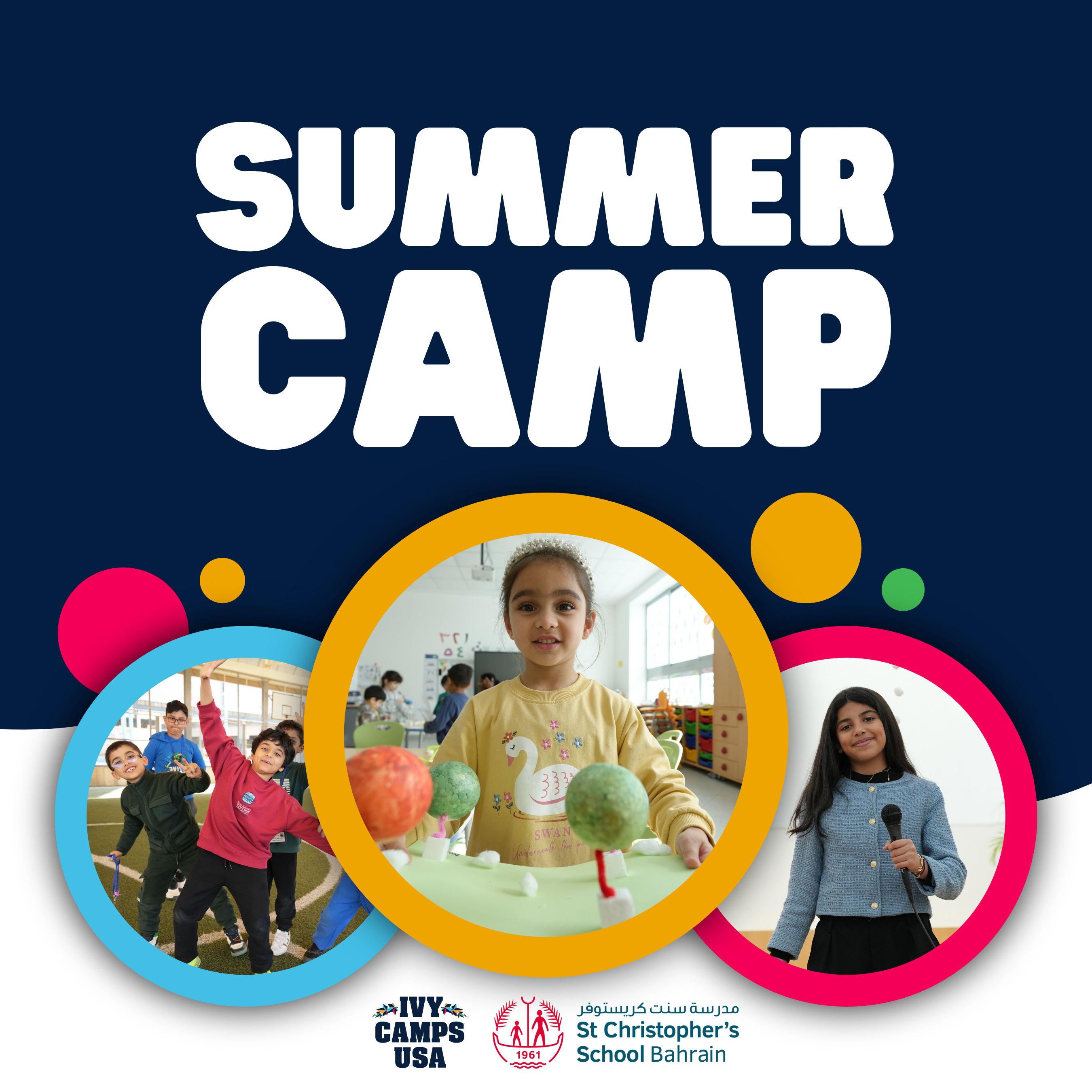 Ivy Camps USA Brings Exciting Summer Camp Experience to St Christopher’s Saar Campus