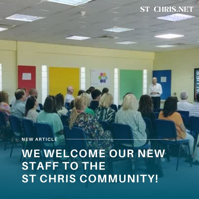 We welcome our new staff to the  st chris community!