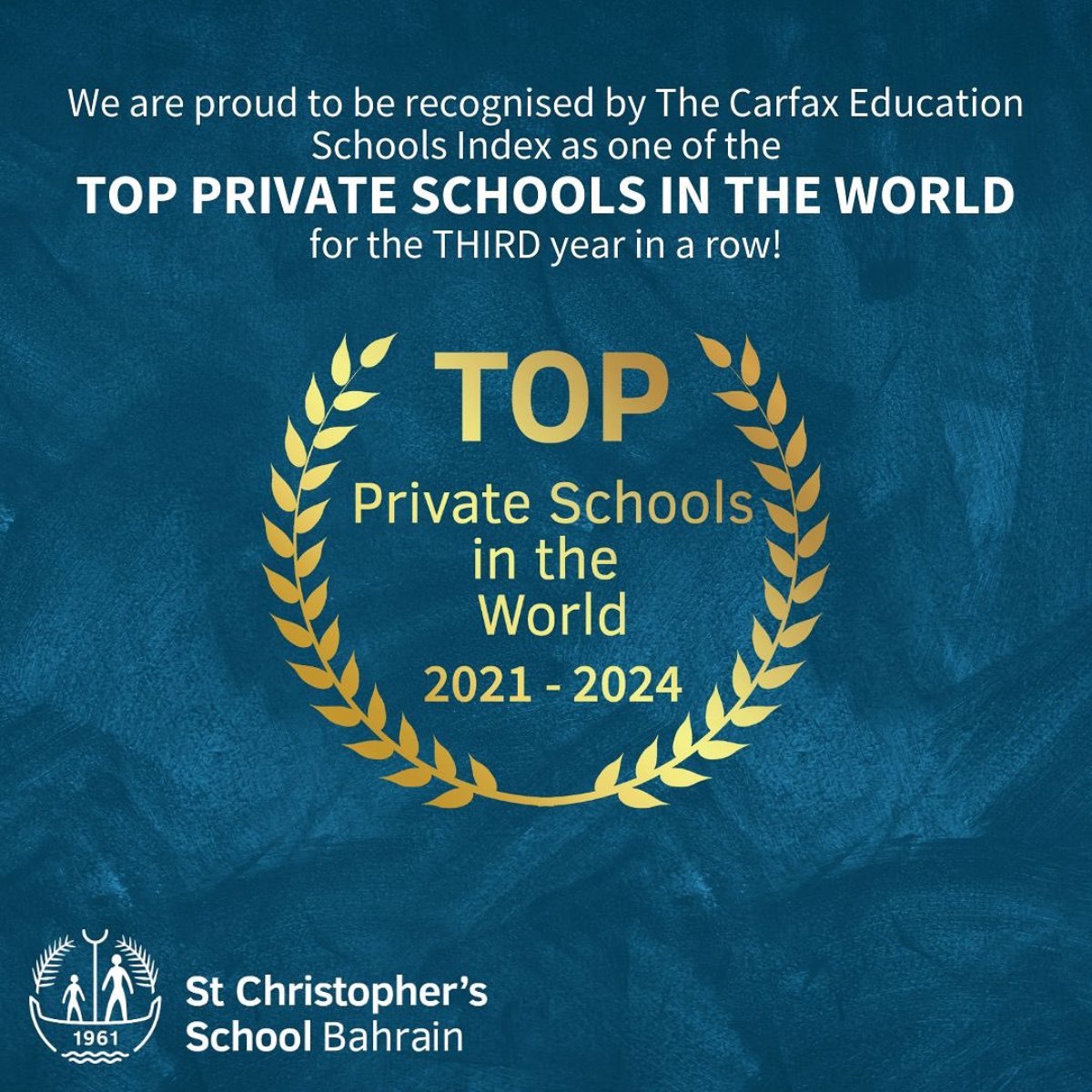 St Christopher's School has, once again, been ranked among the world's