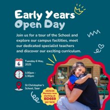 Early Years Open Day: Join Us on 6 May 2025